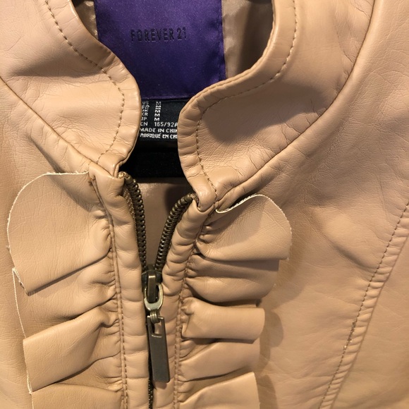NWT Forever 21 Faux Leather Jacket - Picture 3 of 4
